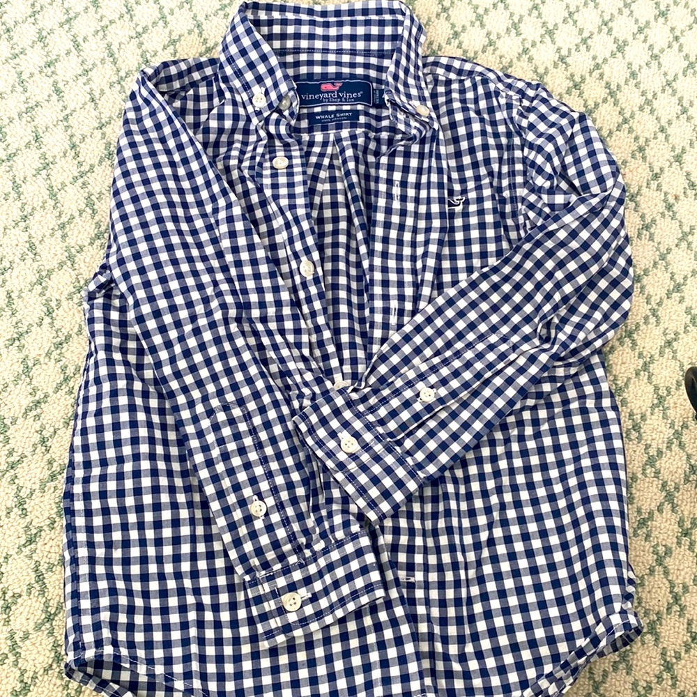 Vineyard Vines Whale Shirt Button Down, 4T